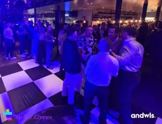 The dancefloor late in the evening